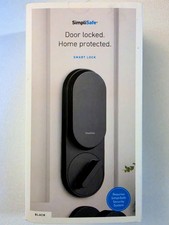SimpliSafe Smartlock Black - Compatible with SimpliSafe Home Security System