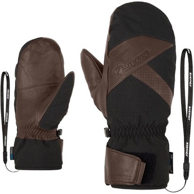 Ziener Alpine Men's Ski Gloves GETTERO AS brown - 9