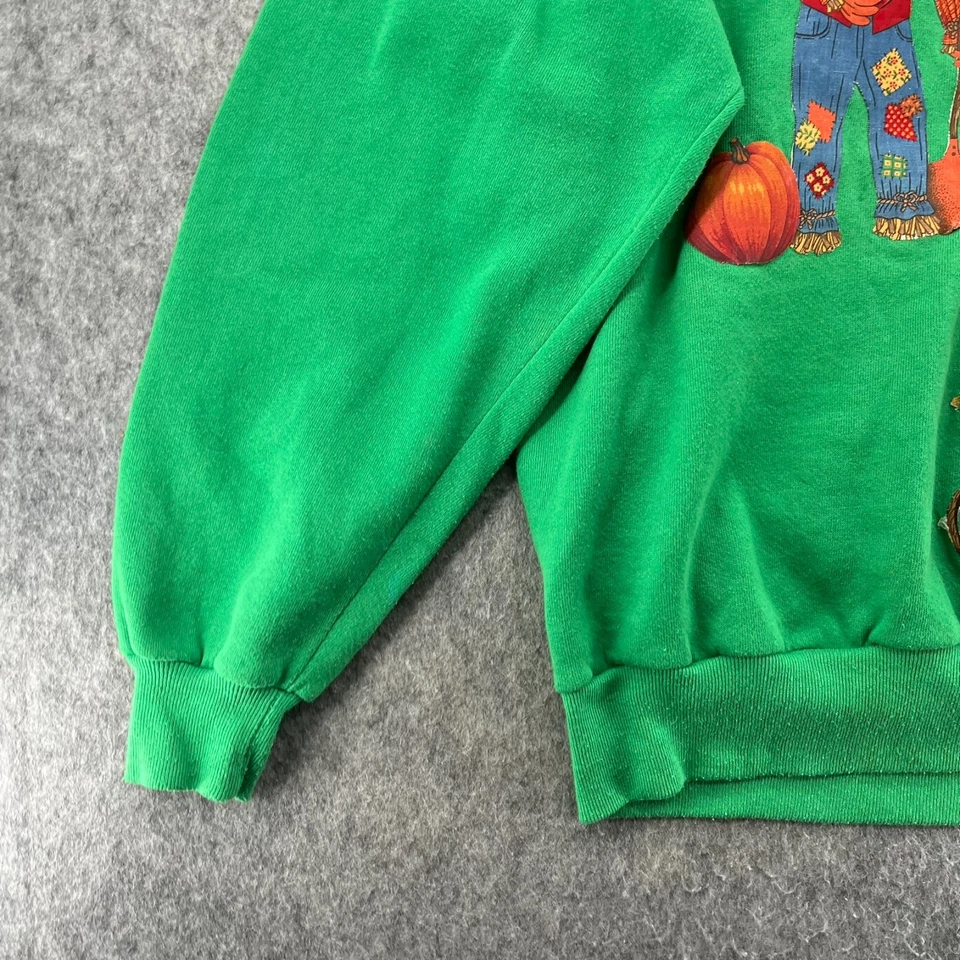 Sudadera Vintage Abuela Mujer XL Verde Espantapájaros Acción de Gracias Otoño Abuela Foto 2 de 4