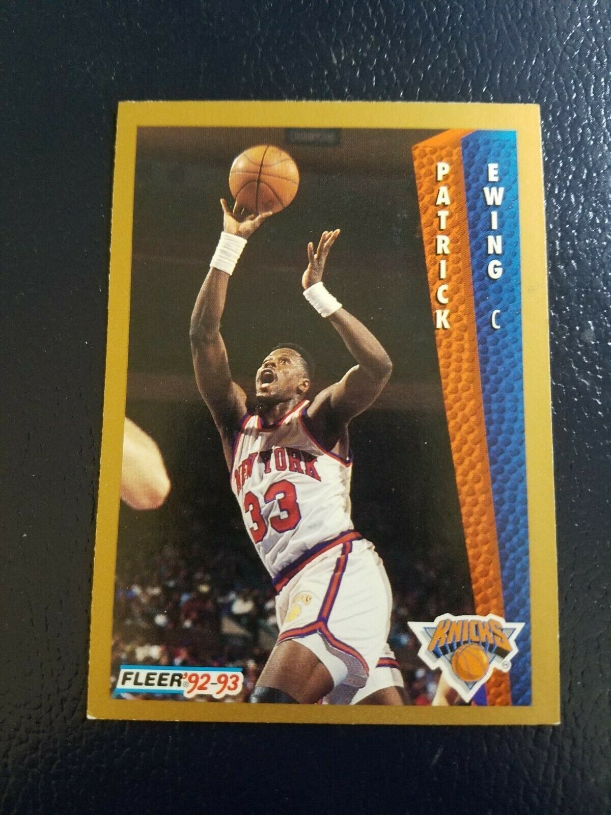 Patrick Ewing New York Knicks 1992 Fleer Drakes #35 Oddball