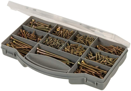 Valigetta per Viti a Testa Svasata doppia filettatura 780 Pz Assortiti