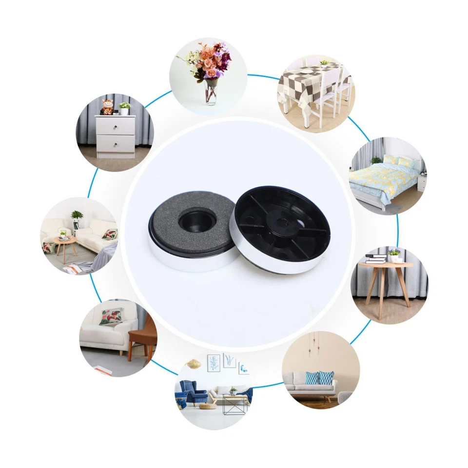 Almohadilla de soporte para pies de aislamiento amperímetro audiolificador 6 piezas tono plateado 40 mm de diámetro Foto 3 de 4