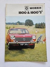 MORRIS 1800 LANDCRAB SALES BROCHURE 1970 1971