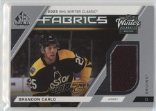 2023-24 Upper Deck SP Game Used Winter Classic Fabrics Brandon Carlo #WC-10 0hv6