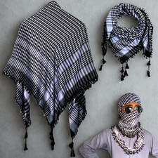 Shemagh Keffiyeh Scarf Arab Palestine Tectical Shawl Head Wrap Fashion Men Women