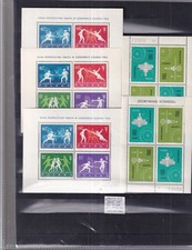 Poland 1963 MNH Mi. bloc 29 ( 3 ) + bloc 31 ( 2 ) Nice lot see scan cv 265€