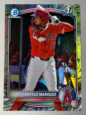 2025 Bowman Chrome Anyelo Marquez Snack Pack Sunflower Seeds Refractor 1st SSP
