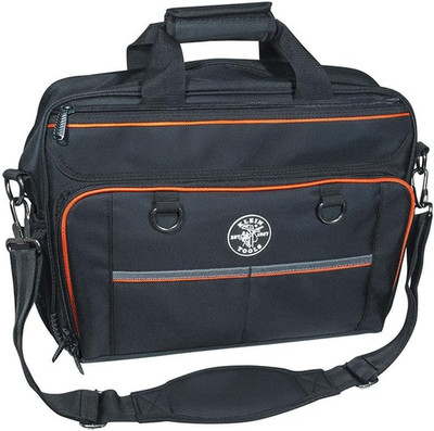 Tradesman Pro Tech Tool Bag with Laptop Pocket - Black & Orange 55455M