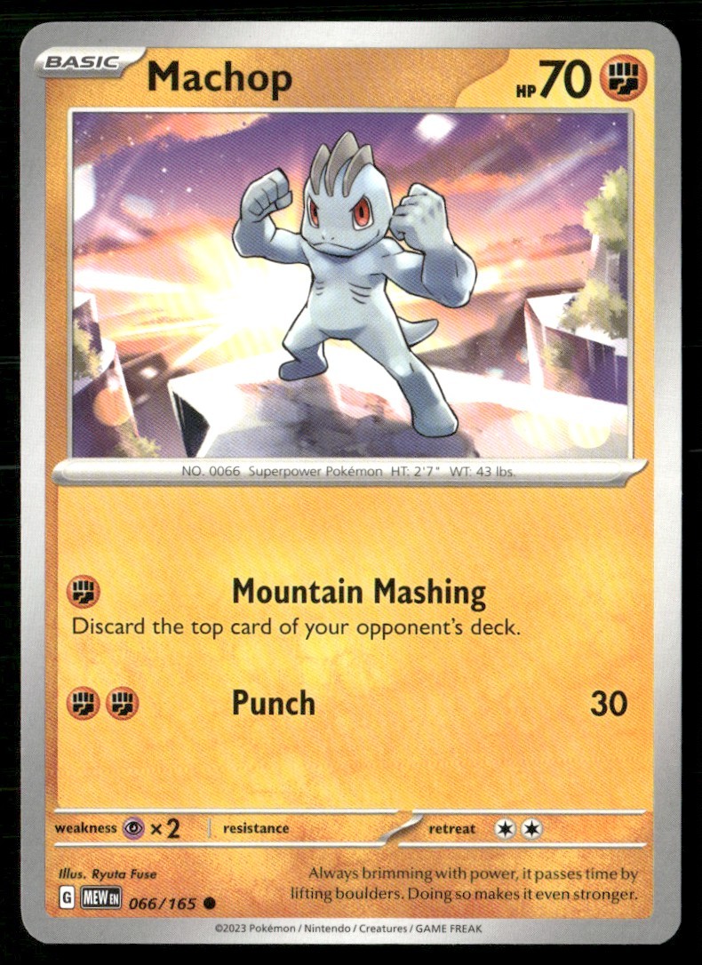 2023 SCARLET & VIOLET SERIES - SCARLET & VIOLET - 151 MACHOP COMMON #66