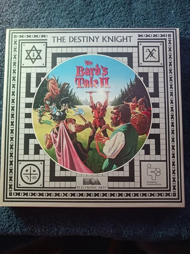 Bard's Tale 2 w/clue book Commodore 64 1980's Floppy Disks Manual Complete