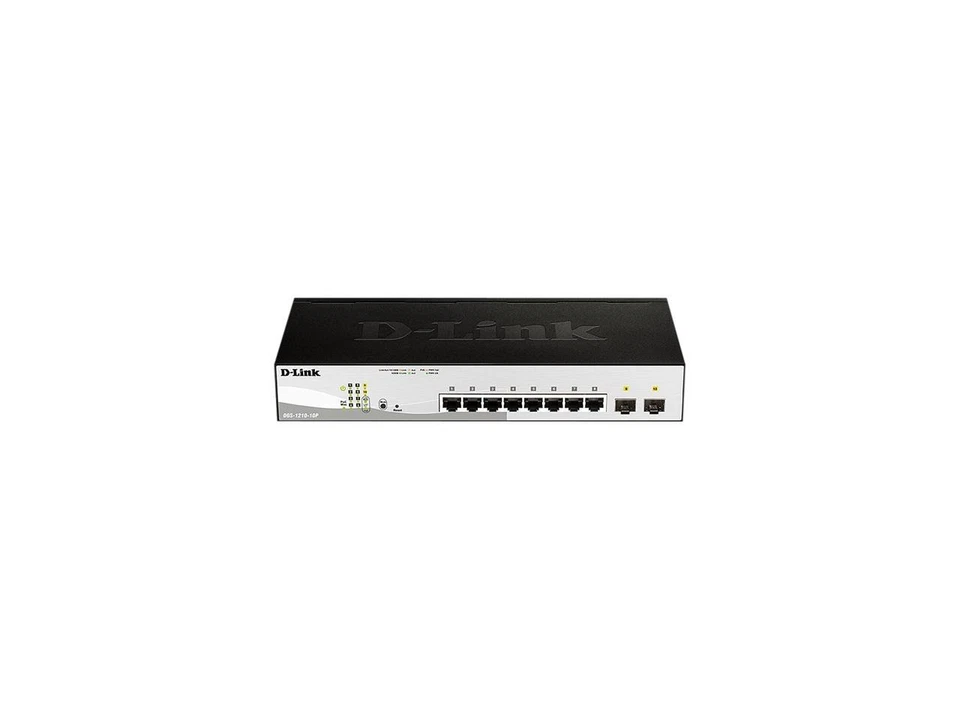 D-Link 10-Port Gigabit Smart Managed PoE+ Switch | 8 PoE+ Ports (65W) + 2 - Image 2 of 4