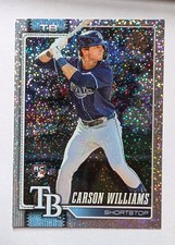 2026 Topps Celebration Confetti Foil Parallel #25 Carson Williams RC Rays