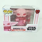 Funko Pop! Star Wars Valentines Pink Grogu Baby Yoda w/ Cookies 493 NEW