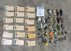 Vintage 1980s Hasbro GI G.I. Joe ARAH Lot Of 14 Figures Weapons File Cards