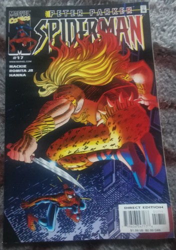 PETER PARKER SPIDER-MAN # 17 NM 1999 VENOM VS KRAVEN ! MYSTERIO ! ELECTRO !