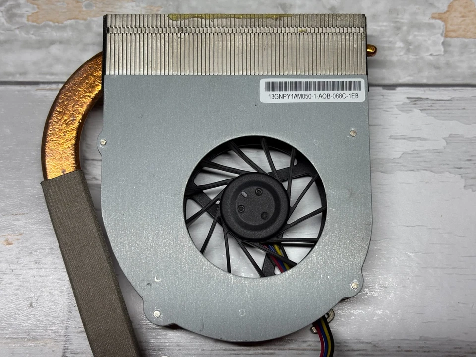 Genuine ASUS G50V CPU Cooling Fan with Heatsink KDB05105HB 13GNPY1AM050 - Image 2 of 4