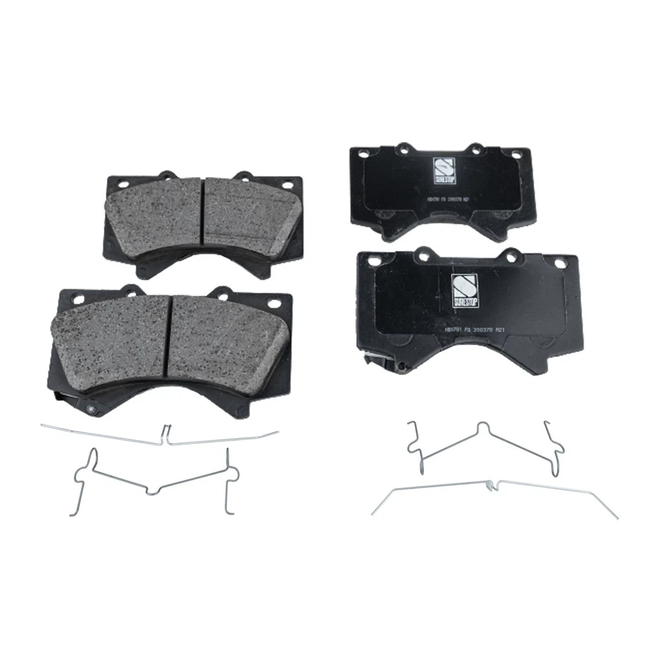 Kit de rotores y pastillas de disco de freno delanteros y traseros para Toyota Land Cruiser Lexus LX570 Foto 4 de 4