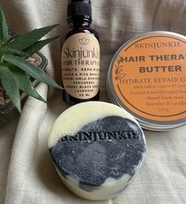 Organic Hair Oil Shampoo Bar Hair Butter Brahmi Amla Bhringraj Handmade Natural 