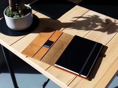 Leather Journal Leuchtturm1917 Medium A5 (5.75''x8.25'') Chocolate Case 