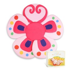 Baby Bath Pad for Infant Bathtub Sink, Non-Slip Flower Bathtub for Infants 0-6 M