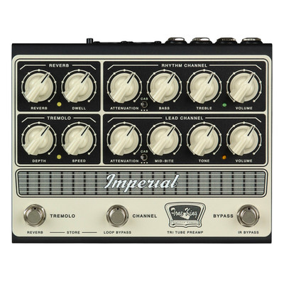 Tone King Imperial Preamp Tri-Tube Preamp Pedal w/3x 12AX7 Tubes - Open Box