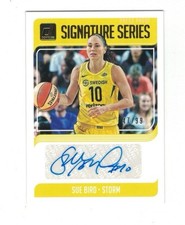 SUE BIRD 2019 Panini Donruss GOLD AUTO Signature Series PARALLEL #47/99 STORM SP