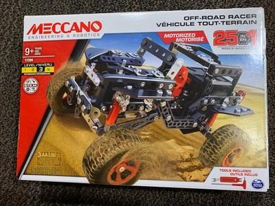 Erector - MECCANO Engineering & Robotics 17204 OFF-ROAD RACER 25-IN-1 MOTORIZED 