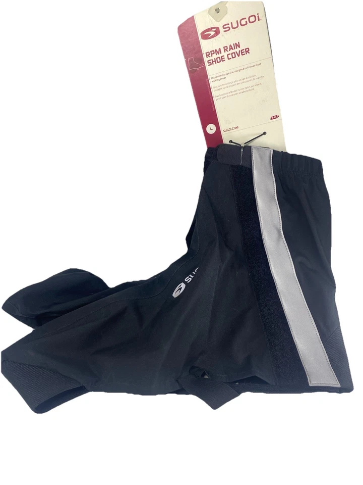 Large Sugoi RPM Waterproof Cycling Shoe Covers, Reflective Commuter Covers - Image 4 of 4