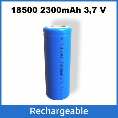 18500 3,7 V 2300 mah Li-Ion Akku Flat Top Wiederaufladbar (Achtung 18 x 50mm )