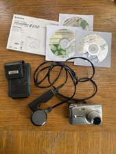 Vintage Fujifilm FinePix F650 Compact Digital Camera Silver - Working