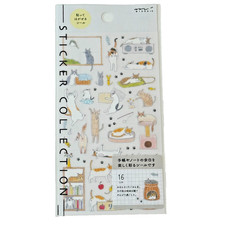 Midori Cat Assorted Sticker Sheet Midori Cat Assorted Sticker Sheet