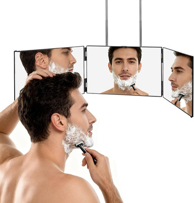3 Way Mirror for Self Hair Cutting,360 Haircuts Men for Barber Use Tools,To See