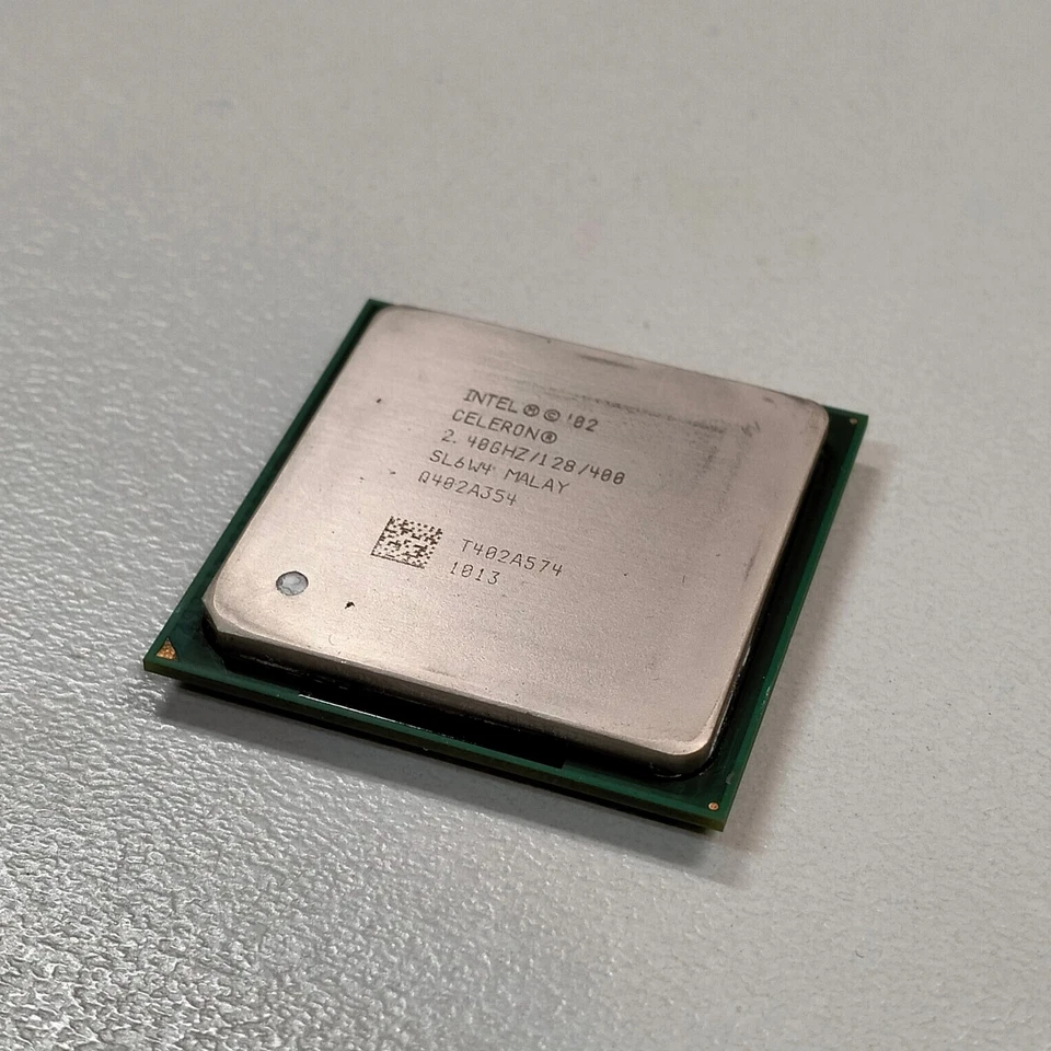 Intel Celeron Processor 128KB Cache 2.4 GHz 400 MHz FSB CPU PGA478 SL6W4 - Image 2 of 4