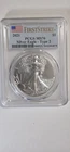 2021 $1 Silver American Eagle Type 2 PCGS MS70 First Strike  - US FLAG