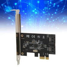 PCIe 3.0 Controller Card 2 Port PCIe To III 6Gbps Support IDE AHCI PCI