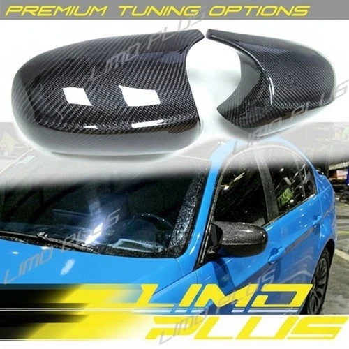 Real Carbon Fiber Mirror Caps for BMW 3 Series E90/E91/E92/E93 LCI 08-11