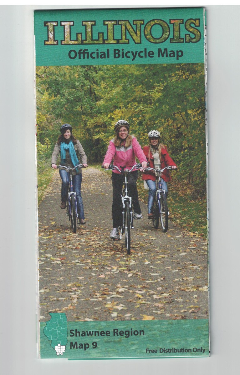 Illinois Official Bicycle Map Shawnee Region Map