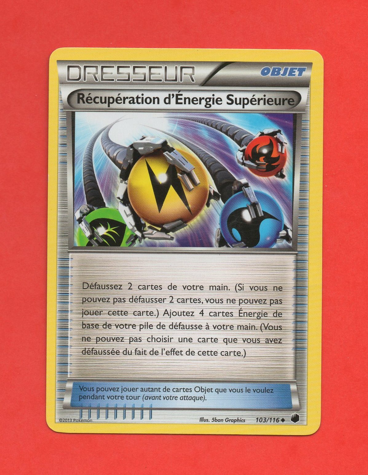 Pokémon Entrenador N° 103/116 - RECUPERACIÓN DE ENERGÍA SUPERIOR (A6651)