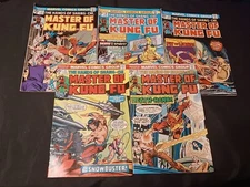 MASTER OF KUNG FU LOT OF (5) #27 #28 # 30 #35 VF #31 VF/NM 1975