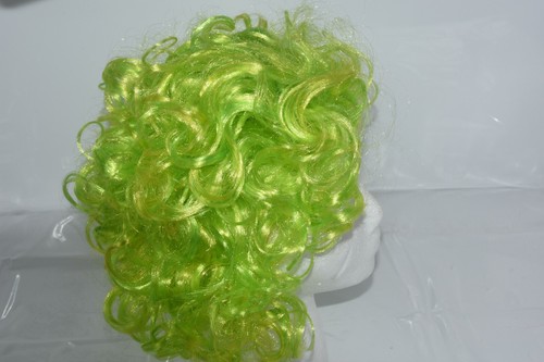 Halloween Wigs Clown Cheerleader Zombie Cabaret Model Neon purple Blue Red Blond - Picture 29 of 39