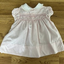 Baby Girl 24 Month Polly Flinders Dress Antique Heirloom Smocked Dress