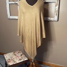 Passage Himalayan cashmere wool shawl tan women?s one size quiet luxury old mone