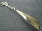 Antique Shoe Horn, Art Nouveau Silver Handle 2 Herons, Devenport Birmingham 1912