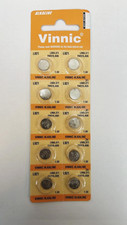 Button Cell Coin Alkaline Battery by VINNIC AG6/371/LR69/921.
