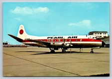 Airplane Postcard Pearl Air Airways Airlines Vickers Viscount 804 HK20