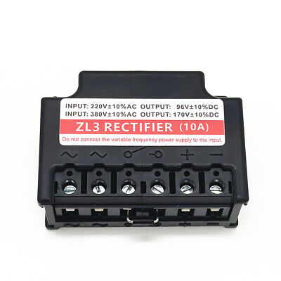 ZL3 rectifier input AC220/380V output DC99/170V 10A Brake rectifier module