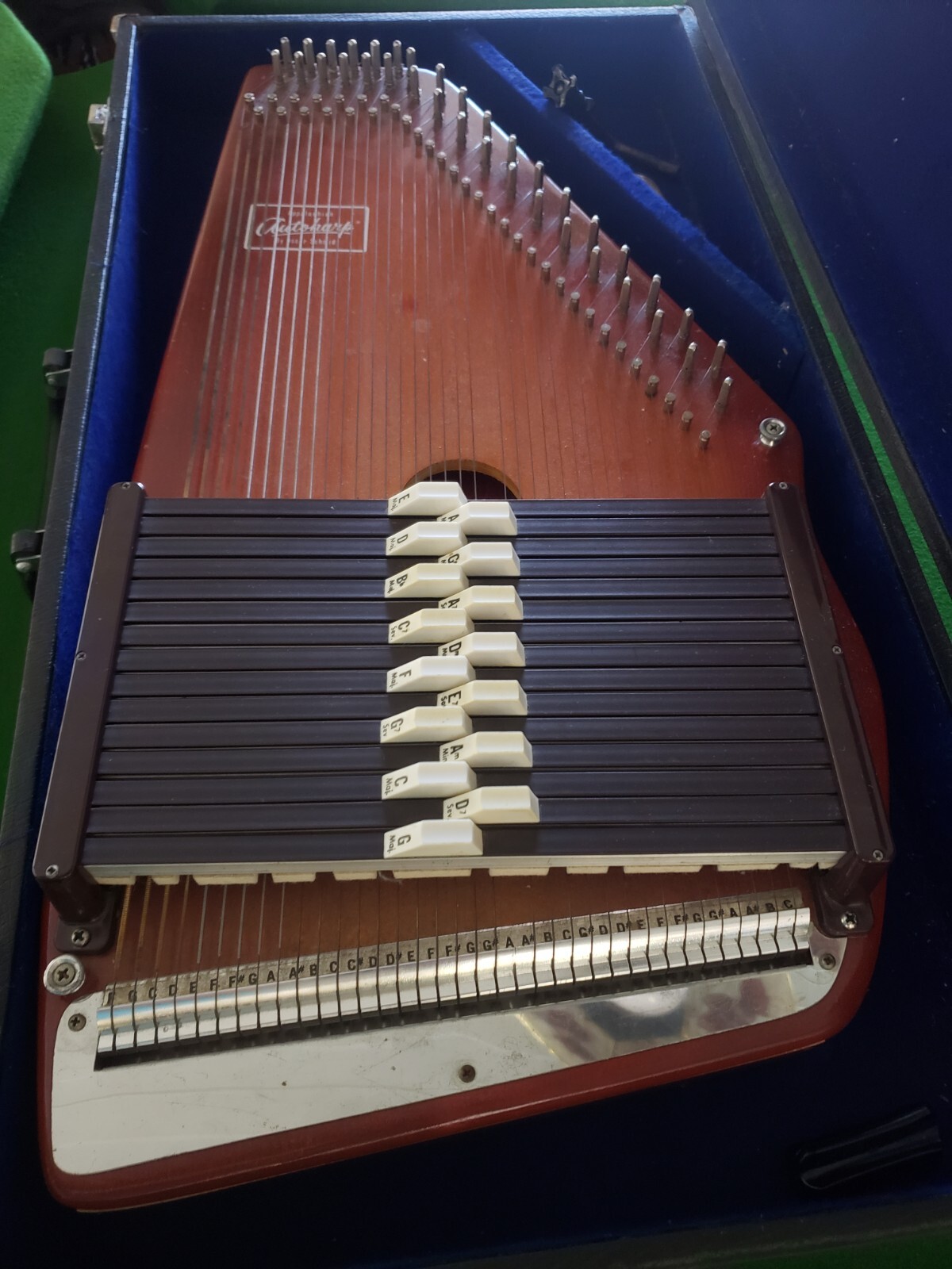 Oscar Schmidt Appalachian 15 Chord Autoharp eBay