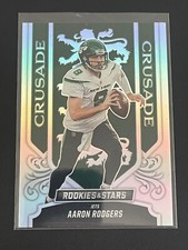 2023 Rookies & Stars Aaron Rodgers Silver Prizm Crusade Jets No. CR-18