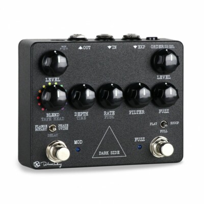 Keeley Dark Side Workstation V2 Fuzz Delay Rotary Vibe Guitar Effect Pedal