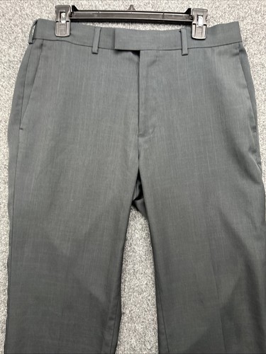 FARAH MEN'S POLYESTER MODERN FIT BLACK DRESS PANTS-32x32 - 第 2/8 張圖片